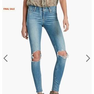 Lucky Brand ripped skinny jeans